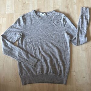 UniQlo 100% Wool Crew Neck Sweater | Gray | Women’s Size S Small